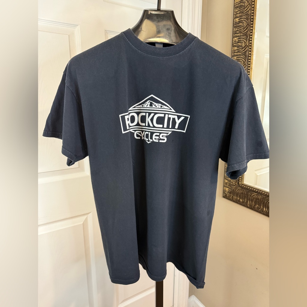 Rock City Cycles Cycle Therapy Black Short Sleeve Tee